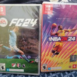 FC 24 and NBA 2K24 New Sealed