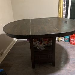 Kitchen Table With Hidden Hutch 