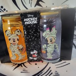 Mickey And Minnie Halloween Travel Cups