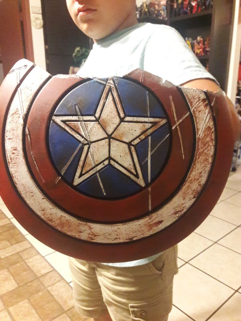 CUSTOM Avengers Endgame Captain America 30CM Shield Costume Accessory For Kids