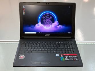 MSI 15.6" Gaming Laptop i5-7300HQ GTX1050 16GB RAM 256GB SSD