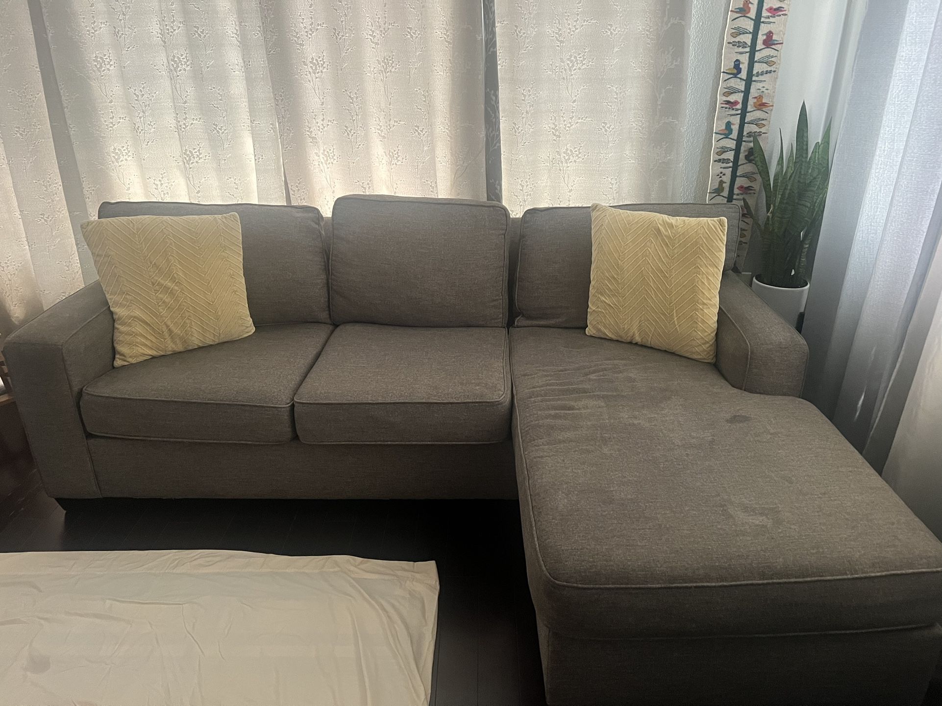 SOFA FROM SCANDINAVIAN DESIGNS :EZRA FLIP CHAISE SLEEPER SECTIONAL