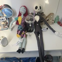 Jack And Sally Doll/plushy From Disney World. 