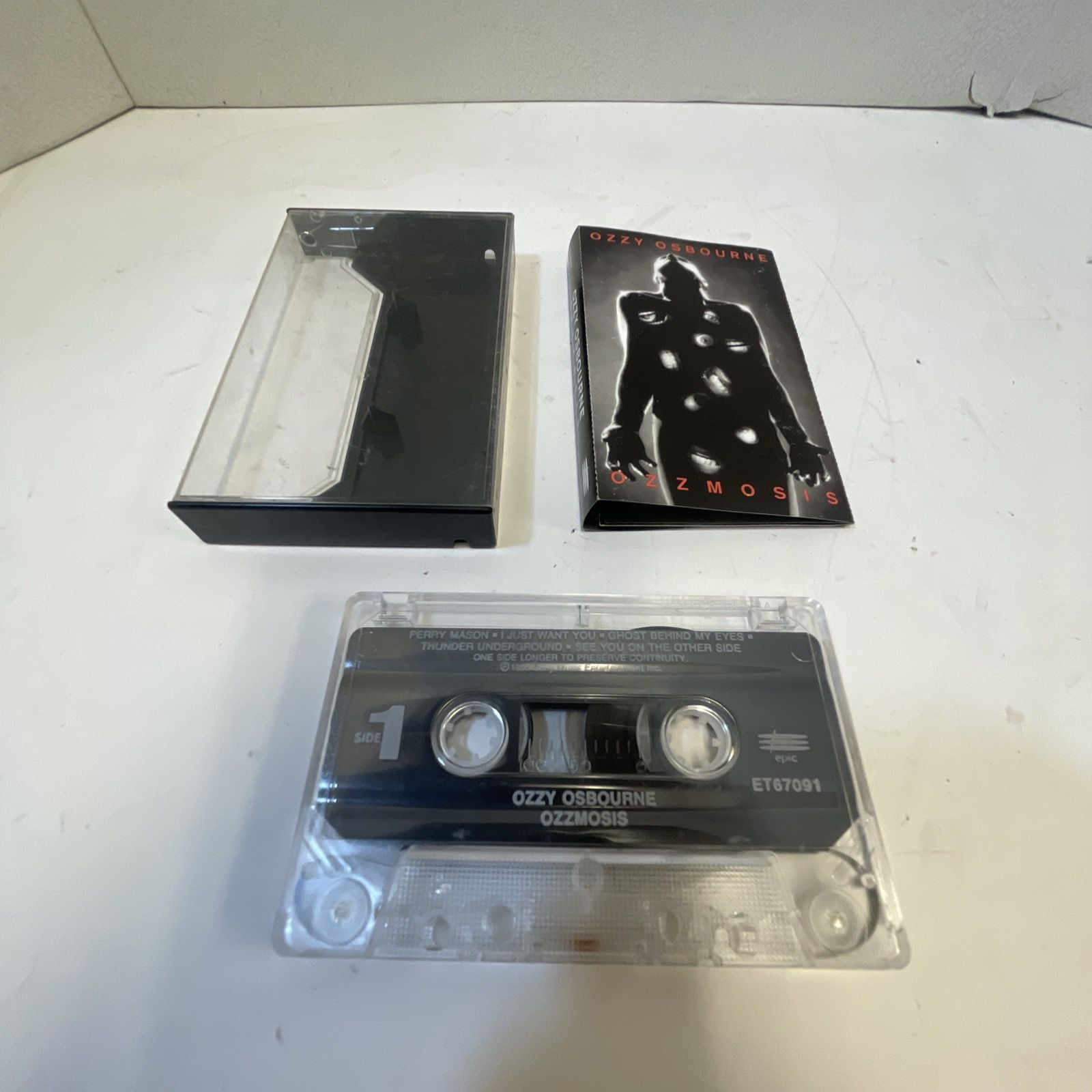 Ozzy Osbourne Ozzmosis Cassette Tape Rock Music 1995 Epic ET 67091