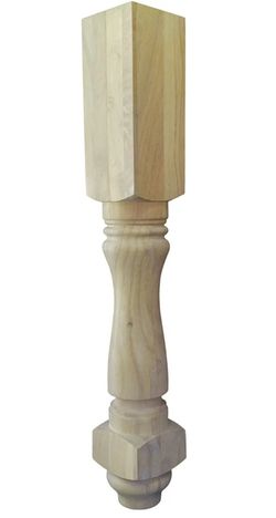 New.  2 Unfinished Island Post Legs Or Table Legs