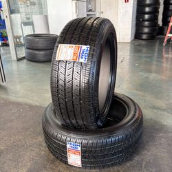 225/50/18 BRIDGESTONE RUN FLAT 2 TIRES SEMI NEW - DOT2023