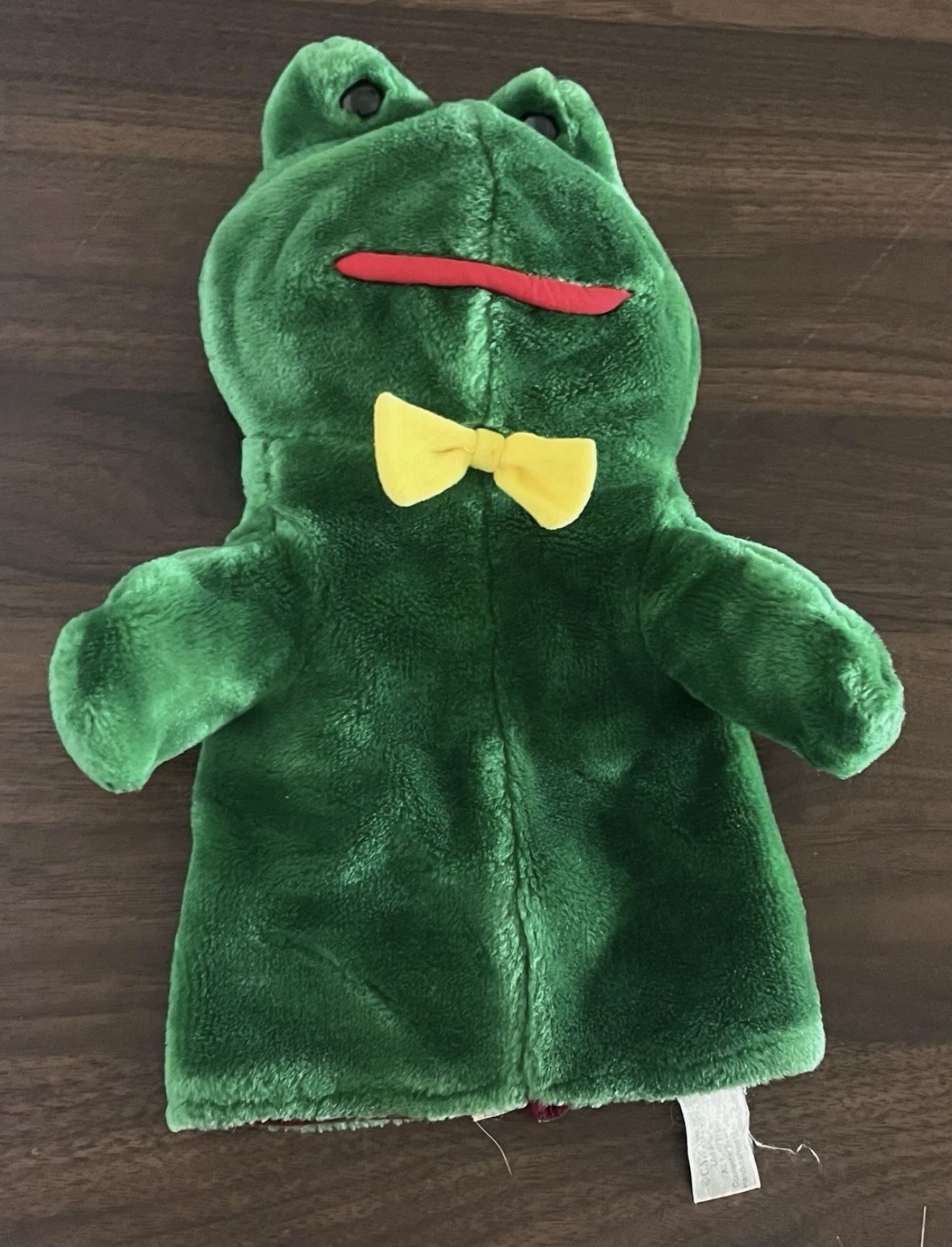 Frog and Prince Reversible Plush Hand Puppet Caltoy 12" Vintage