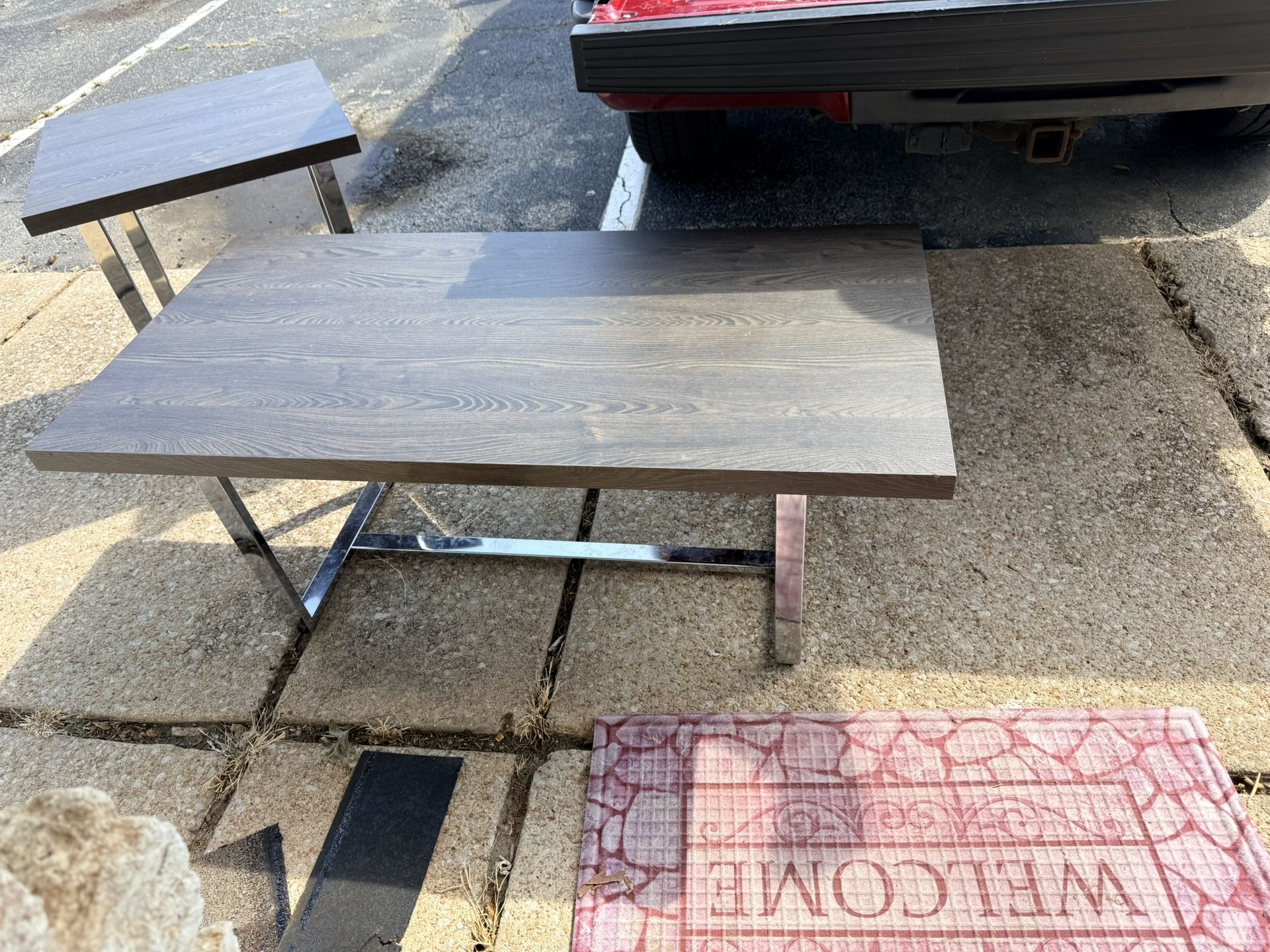 Coffee Table With Side Tables