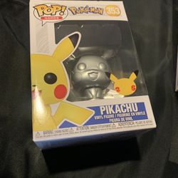 Pokemon Pikachu Funkopop Silver Limited Edition