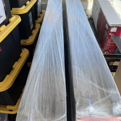 Two Grey Full Sized Box Springs