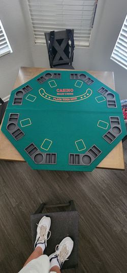 Octagonal Foldable Poker Table Top