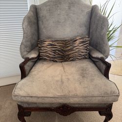 Old Hickory Wingback Chairs (Two Chairs)