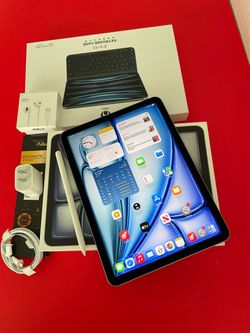Apple IPad Air 11 ( M4 Chip / Newest 2026) 512GB WiFi keyboard, pen and accessories (warranty + )