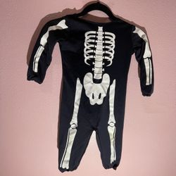 Glow-in-the-Dark Dino Skeleton Halloween Costume