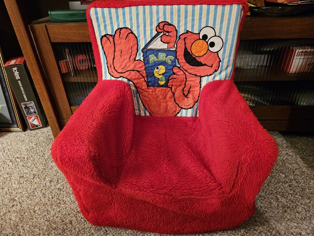 Best Made Toys Red Elmo Kid Size Foam Chair
