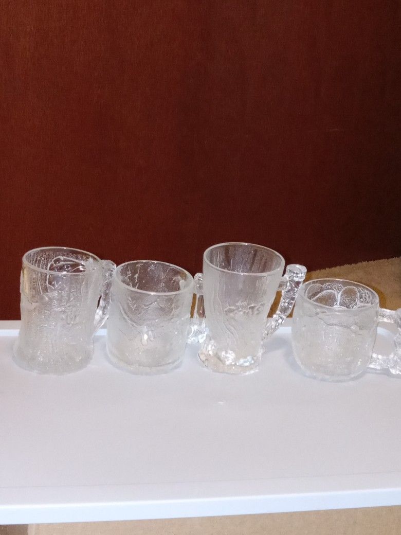 Flinstone Glass Mugs