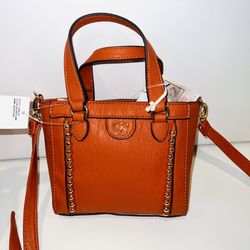 New orange Jessica Simpson Crossbody bag purse MSRP $98 mini tote Satchel