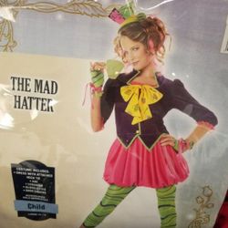REDUCED - Miss Mad Hatter Costume (Child - Large 10-12)