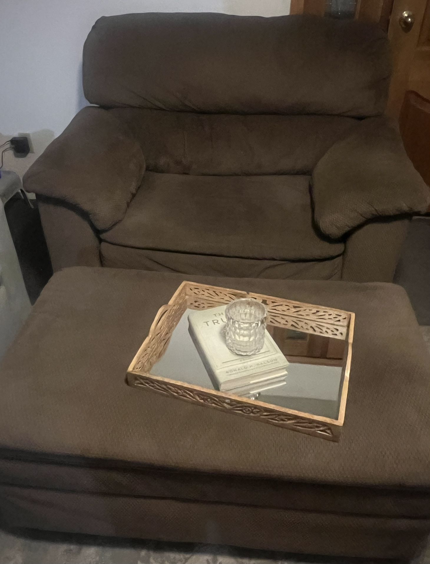 Oversized Sofa Chair & Ottoman