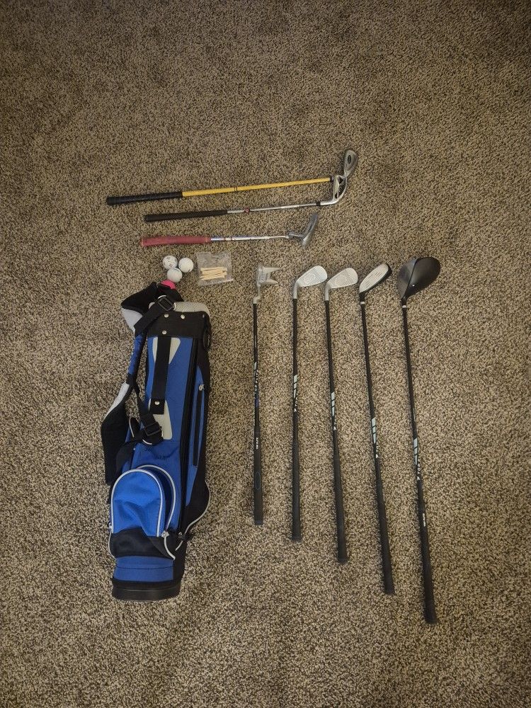 Top Flite Kids 8 Peice Golf Set (Extra Clubs ) 