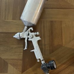 HVLP Paint Spray Gun With Gauge (No Top Lid)