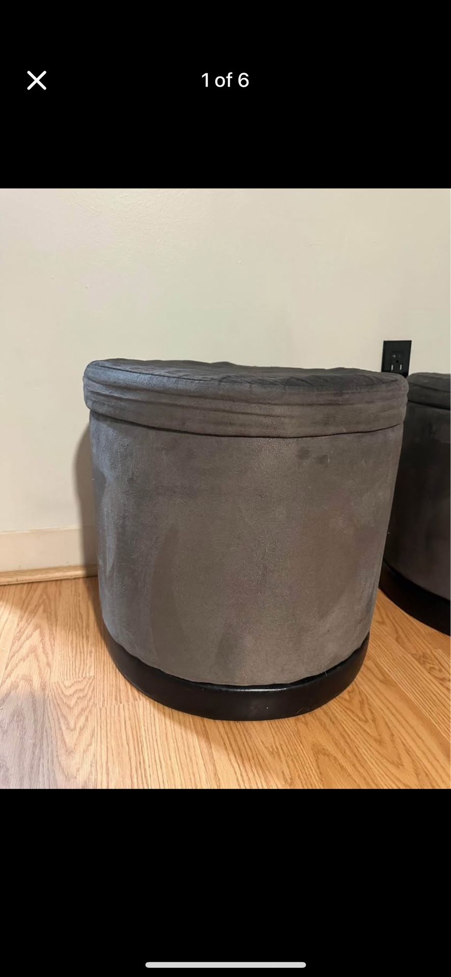 Storage Ottoman Footstool