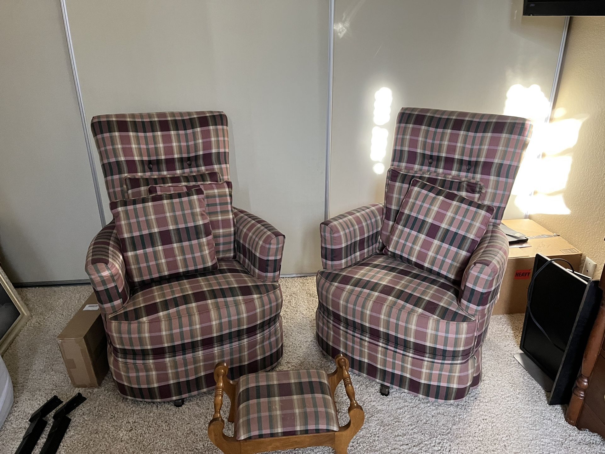 Pair of Swivel Rockers $50