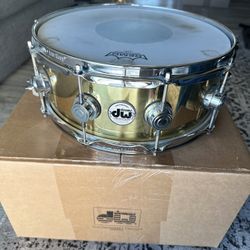 DW Collector’s Polished Brass Snare 14x5.5” 