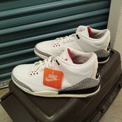 Nike Jordan Retro 3 White And Cement Reimagined 