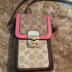 Pink Multi Color Luxury Crossover Shoulder Bag