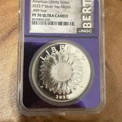 American Liberty Series 2025 P 1 Oz Medal