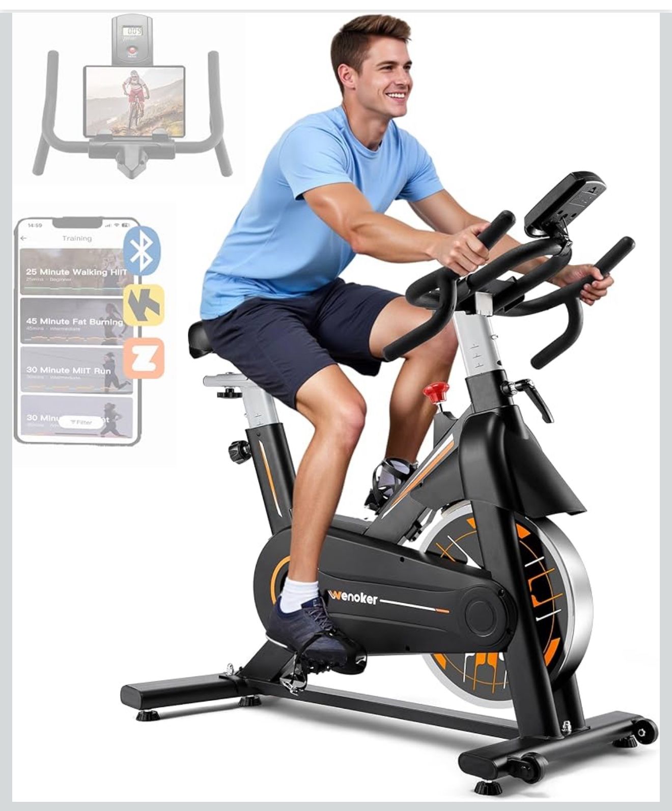 New Exercise Bike, Stationary Bike for Home