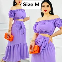 New Women's 2 Piece Set Size Medium 