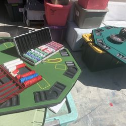 🎲 Poker Tables + Chips + Roulette Set – Full Game Night Bundle 🃏🔥