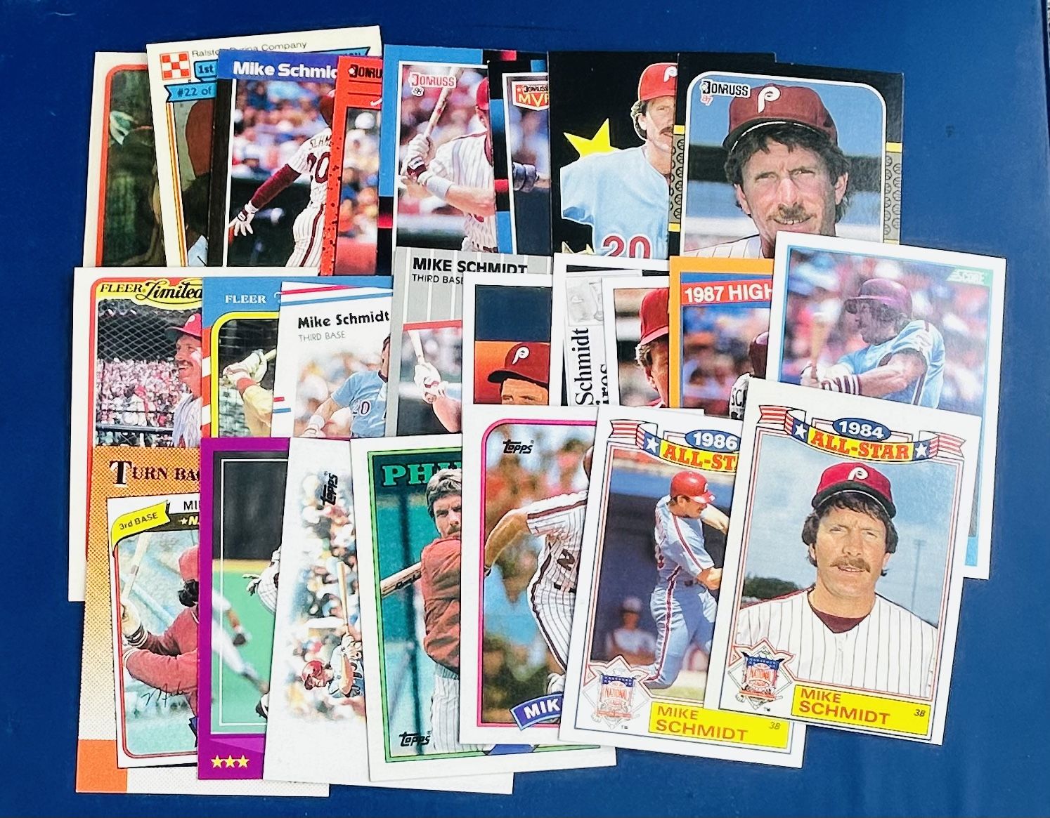 Mike Schmidt Baseball Card Lot