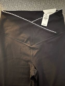 Aerie xtra ribbed  crossover leggings