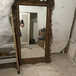 Vintage Gold Mirror 