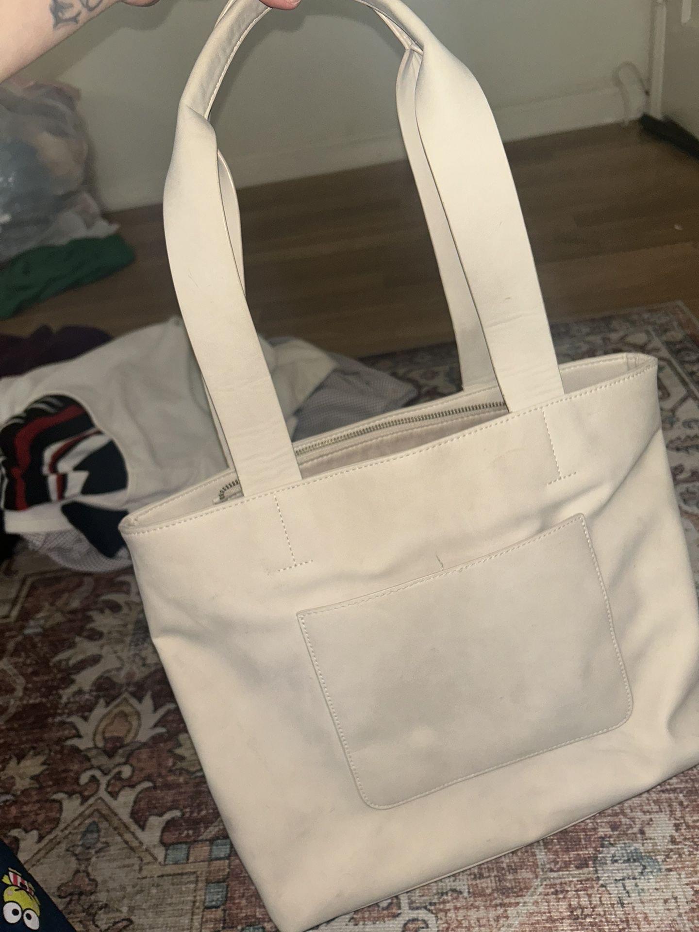 Cream Tote Bag