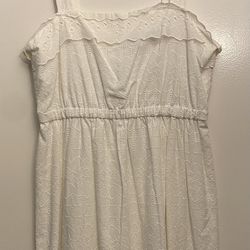 Madewell White Eyelet Dress Size 14