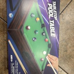 Table Top Pool Table (12 x 3.15 x 19.92 in)