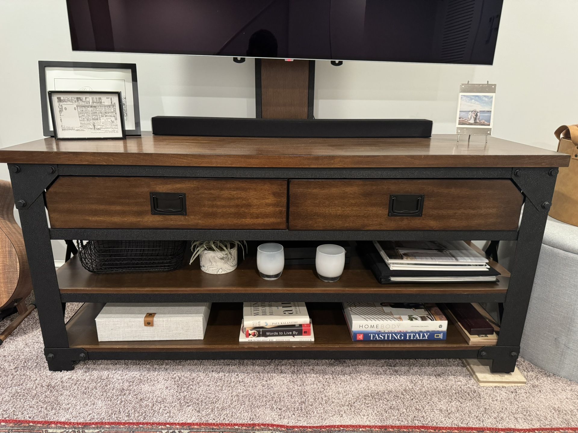 Beautiful TV console!