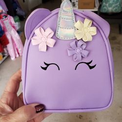 Unicorn Bath And Body Bag Or Cosmetic Bag, New