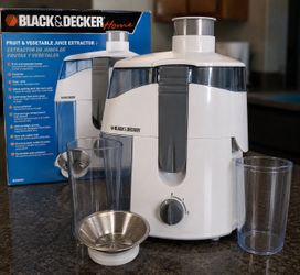 BLACK+DECKER Home Fruit & Vegetable Juice Extractor