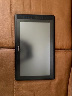 Drawing tablet with screen