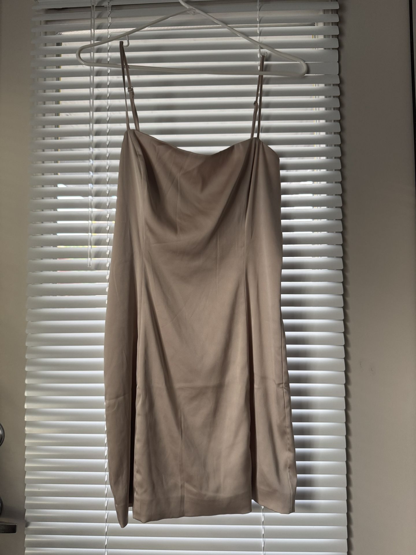 Aritzia Sunday Best Shimmer Dress - Denude