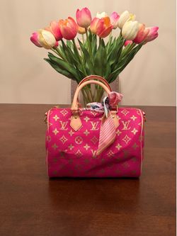 Pink and Gold Purse