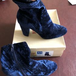Boots Blue suede – women 11