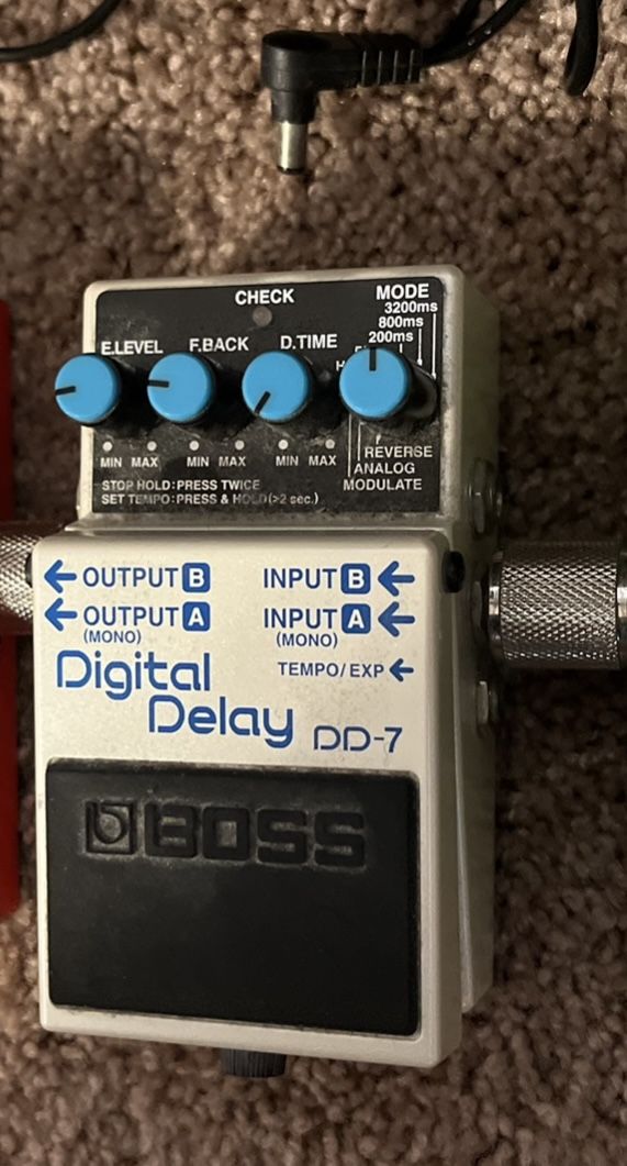Boss DD7 Delay pedal