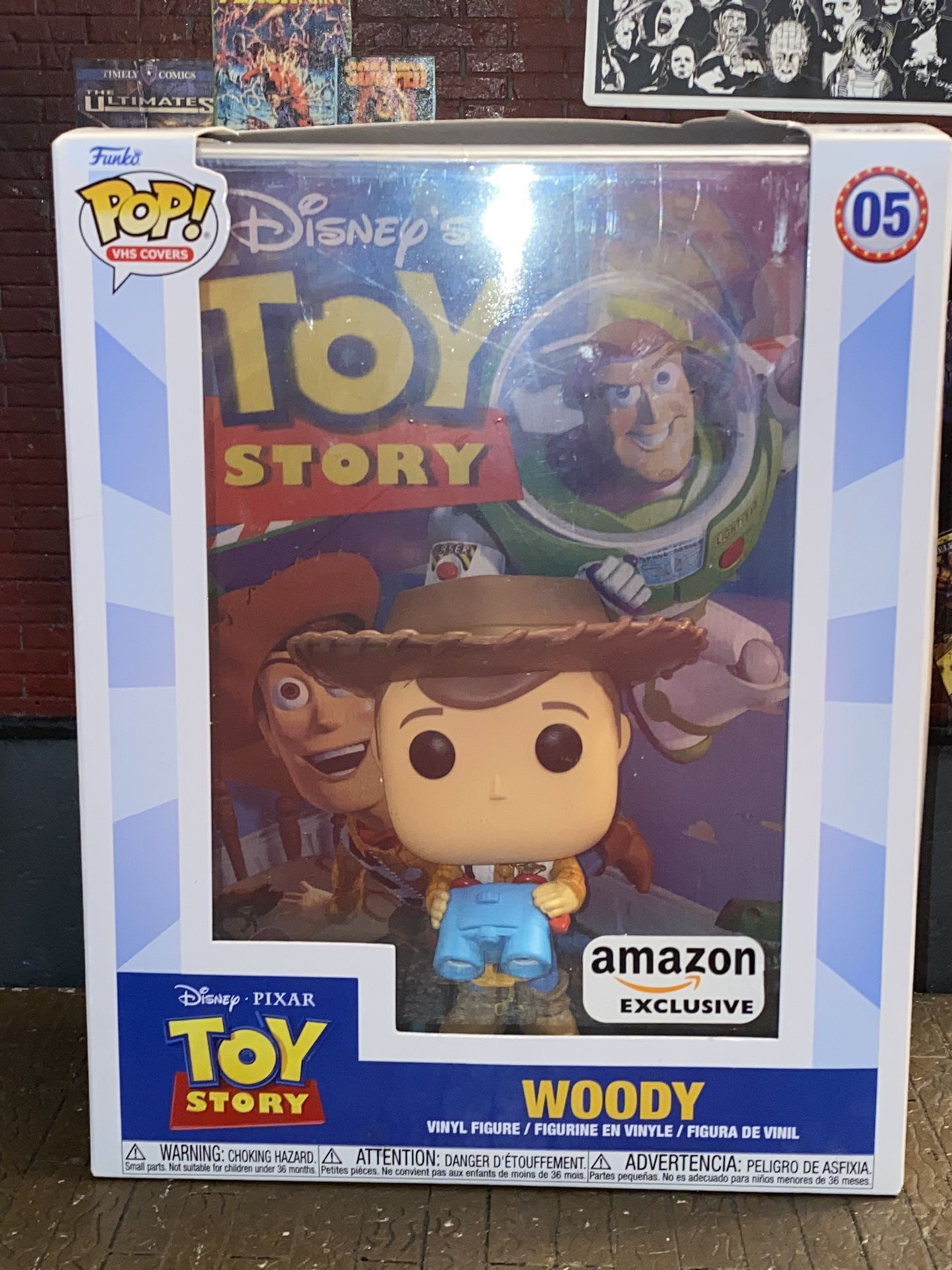 Funko Pop! VHS Covers Disney Pixar Toy Story Woody #05 Amazon