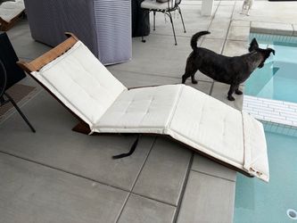 Two Lounge chairs- collapsible for storage